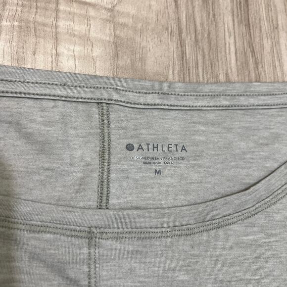 Athleta Essence Flow Top Long Sleeve Dolman Gray Soft Size M - Picture 6 of 8